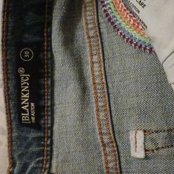 NWT Blank NYC Astor Cut Off Denim Jean Shorts High Waisted bootie Women's 30 - Picture 8 of 9